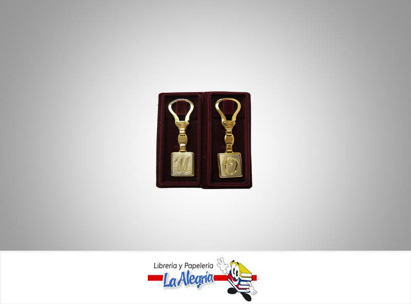 LLAVERO METAL LETRAS MARCA S/M   