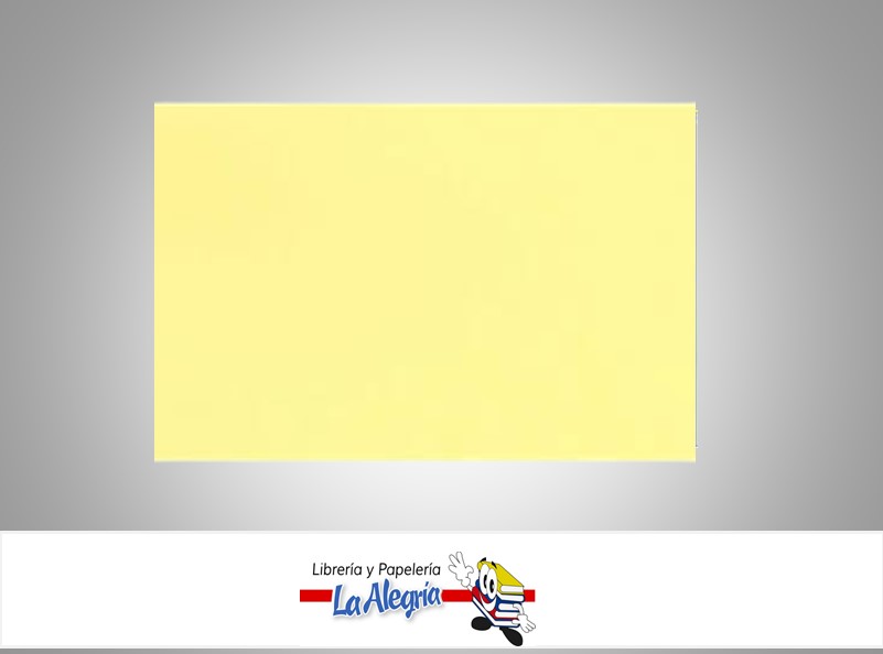 CARTULINA KIMBERLY 66X96CM AMARILLO CLARO MARCA KIMBERLY