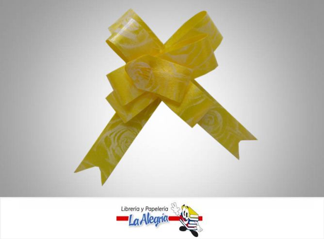 LAZO MAGICO 12X250MM AMARILLO/ROSA UND MARCA S/M   