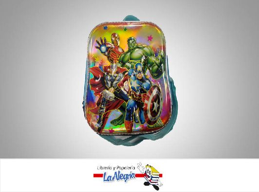 LONCHERA 3D PEQUENA AVENGERS MARCA LULUFA   