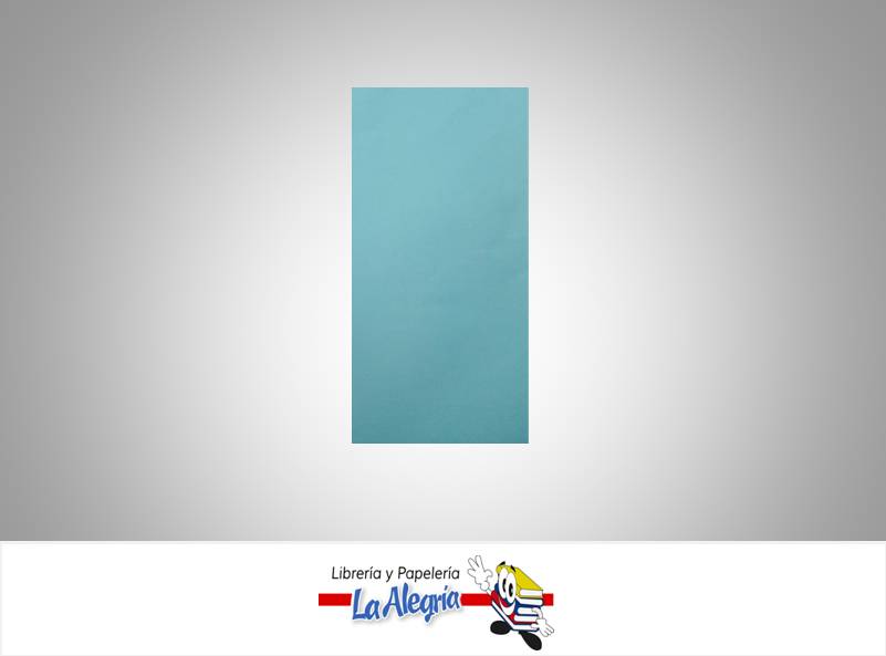 PAPEL LUSTRILLO 66X48 CM AZUL CLARO UND 90GR MARCA S/M   