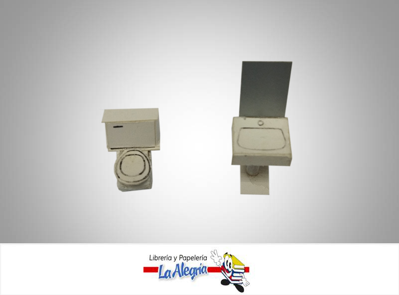 BANO P/MAQUETA LAV+POC ESC 1:50 UND MARCA S/M   
