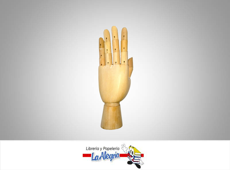 MANIQUI MANO DERECHA MADERA 7'' UND MARCA S/M   