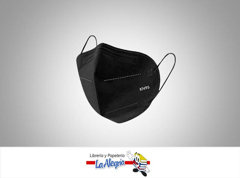MASCARILLA KN95 NEGRA FFP2-NR UND MARCA ABFARMA   