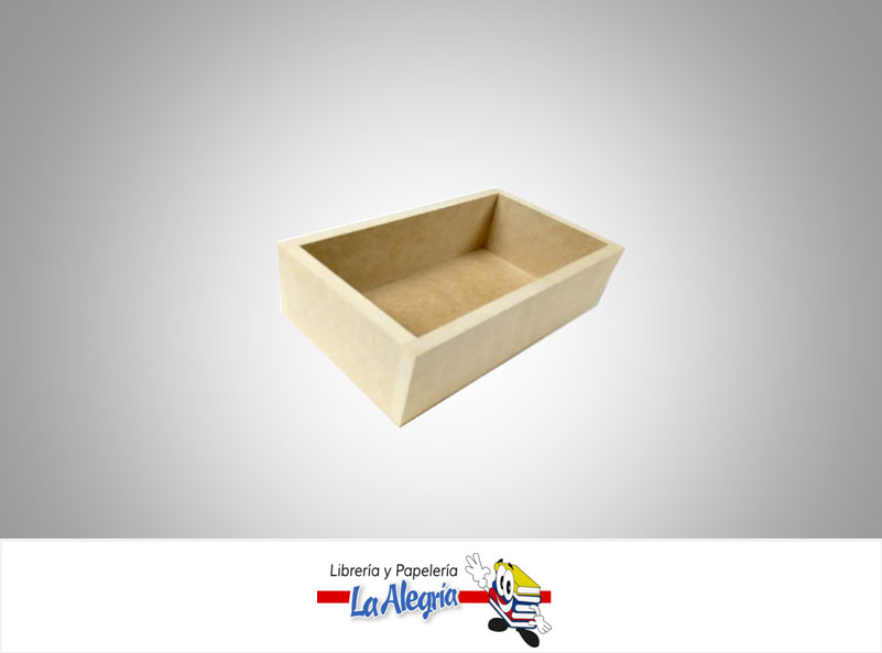 CAJA RECTANGULAR MDF 20X12X6 CM UND MARCA S/M   