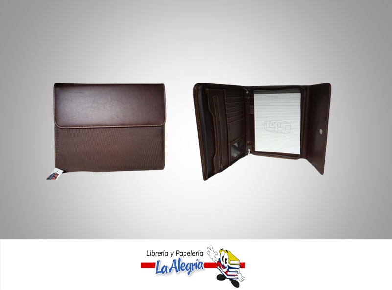 CARPETA EJECUTIVA CARTA MARRON UND MARCA TOP FIVE   