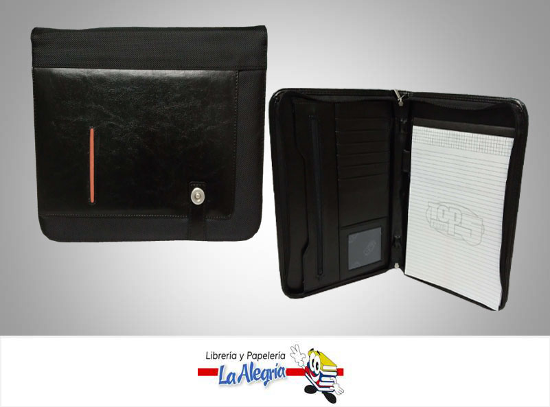 CARPETA EJECUTIVA CARTA NEGRO UND MARCA TOP FIVE   