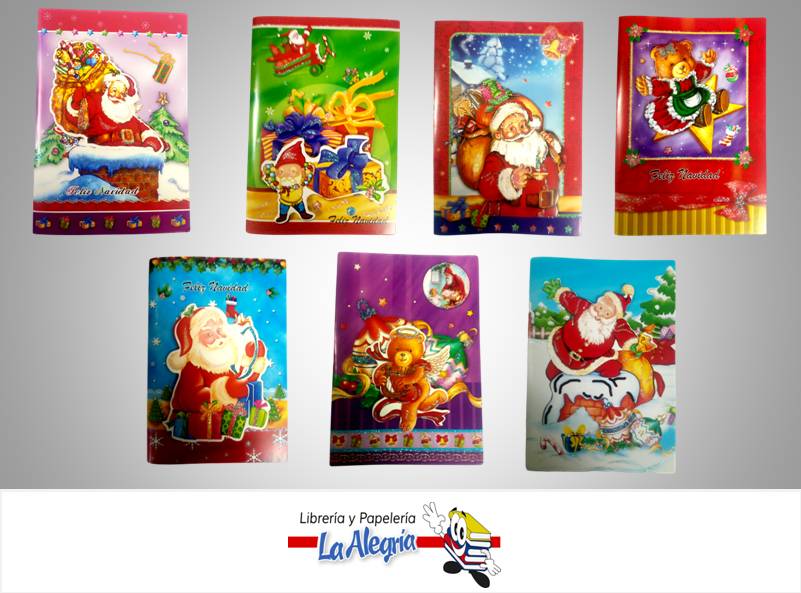 TARJETA DE REGALO 13,7X19 NAVIDAD MARCA S/M   