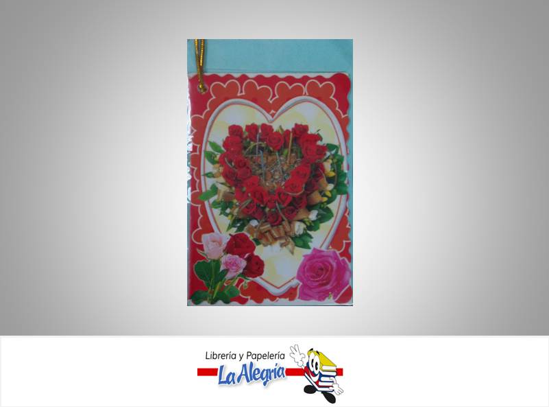 TARJETA DE REGALO 6,6X9,5 CM VARIADO UND MARCA PALABRITAS   