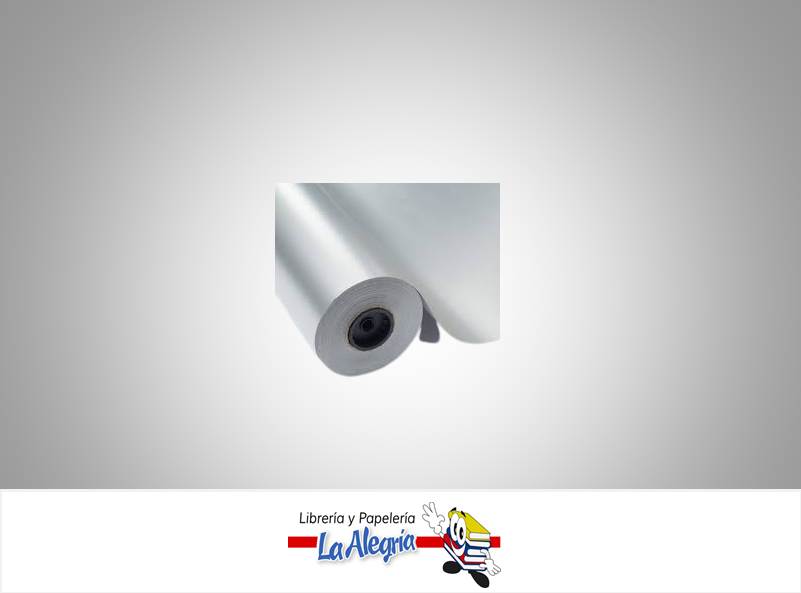 PAPEL DE REGALO METAL 70X100CM PLATEADO MARCA S/M   