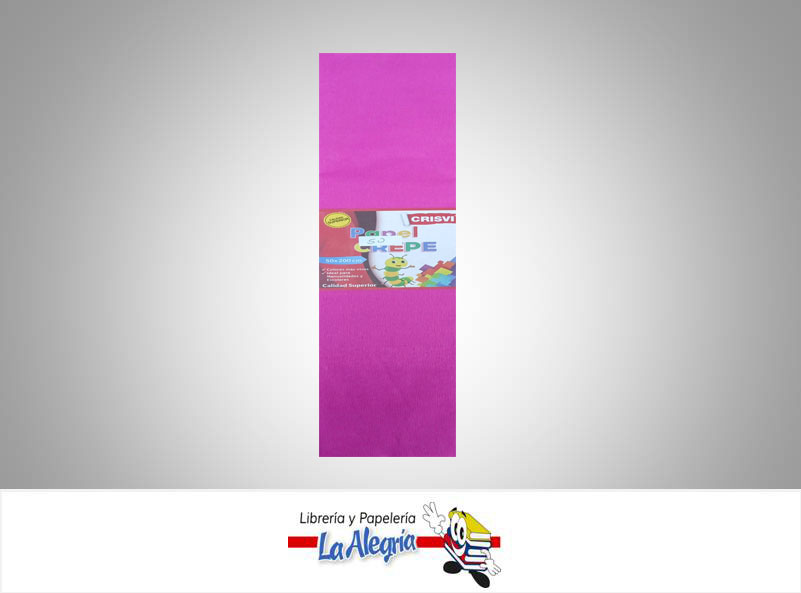 PAPEL CREPE 50X200 CM MAGENTA UND MARCA CRISVI   