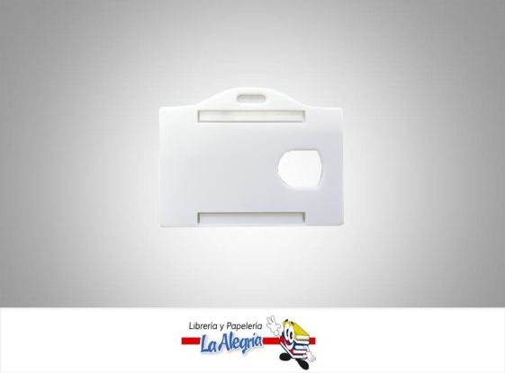 PORTA CARNET HORIZONTAL BLANCO UND MARCA S/M   