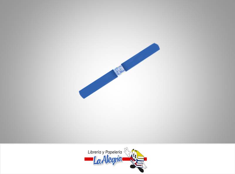 PAPEL CREPE 50X200 CM AZUL REY UND MARCA OFFICE PRO   