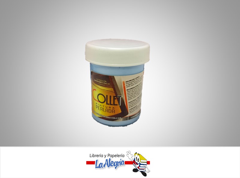 PINTURA PERLADA 65GR AZUL CREADOR MARCA COLLET   