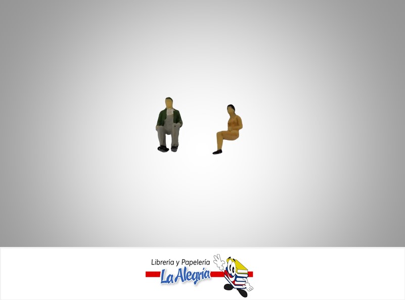 PERSONA PARA MAQUETA 6CM SENTADAS UND MARCA S/M