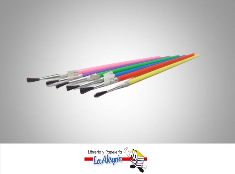 PINCEL ESCOLAR REDONDO NUMEROS N1-6 UND MARCA S/M   