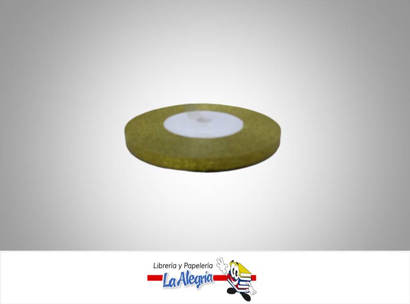CINTA LAUREX 08MM DORADO XMETRO MARCA S/M   