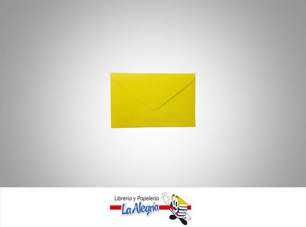 SOBRE NRO3 10,8X7,1 CM AMARILLO UND    