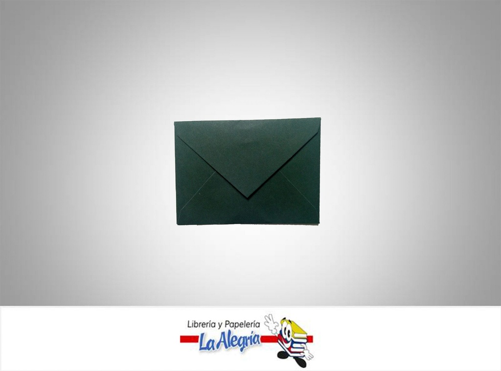 SOBRE NRO8 16,5X9,4 CM VERDE OSC UND MARCA S/M   