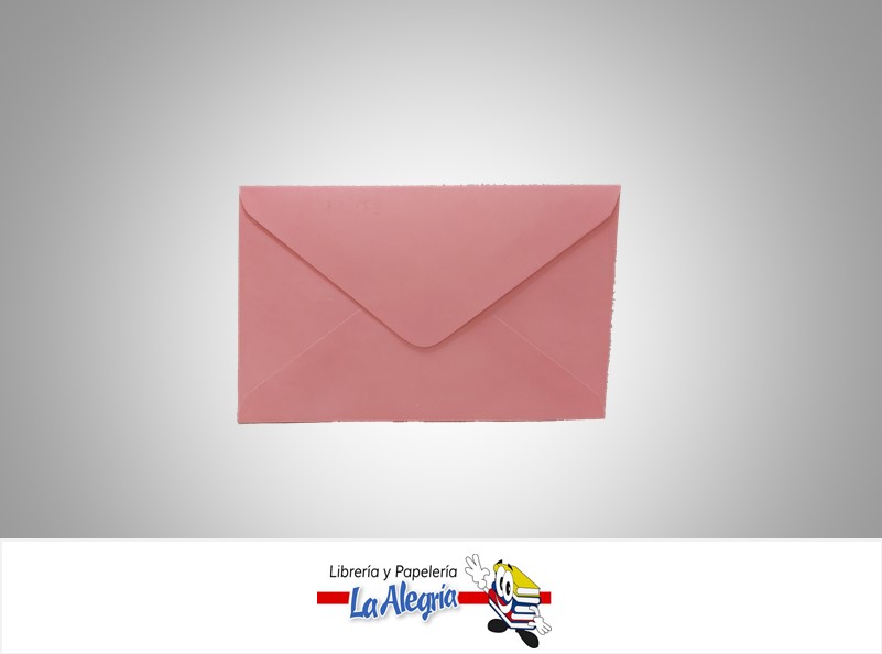 SOBRE NRO13 17,8X11,2 CM ROSADO UND MARCA S/M   