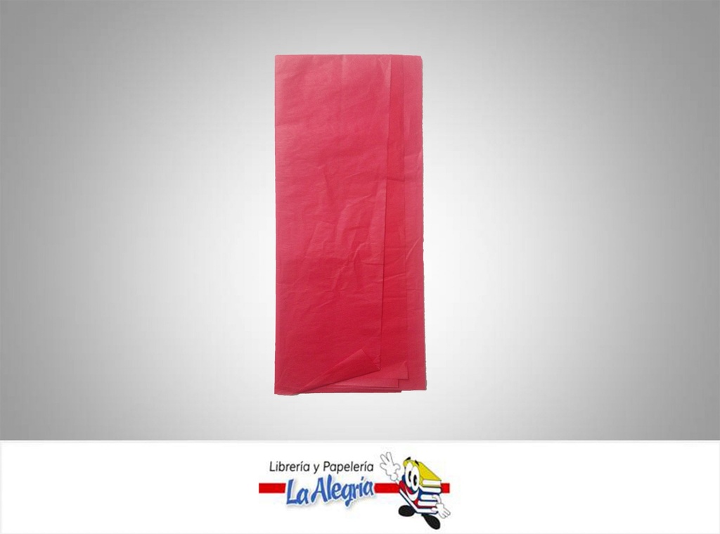 PAPEL SEDA 50X70 CM ROJO PLIEGO MARCA S/M   