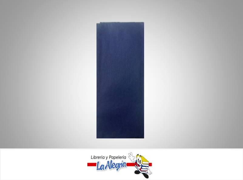 PAPEL SEDA 50X70CM AZUL ULTRAMAR PLIEGO MARCA S/M   