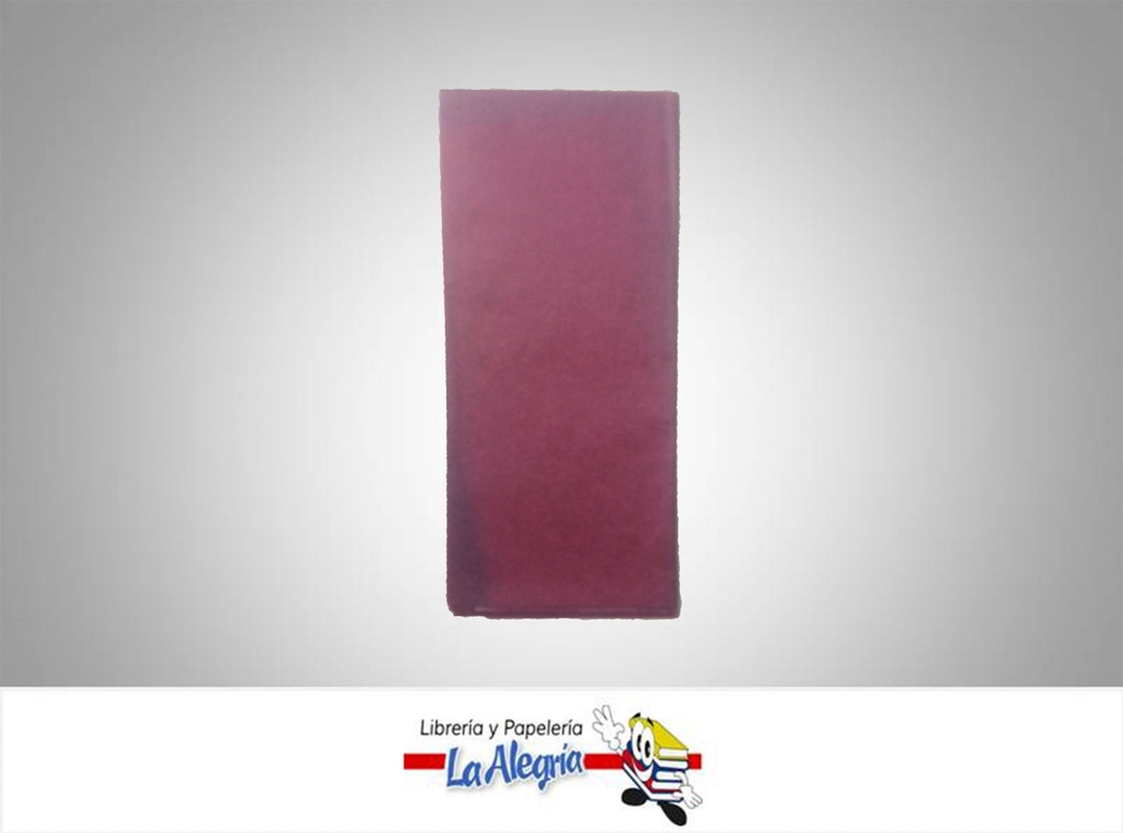 PAPEL SEDA 50X70 CM VINOTINTO PLIEGO MARCA S/M   