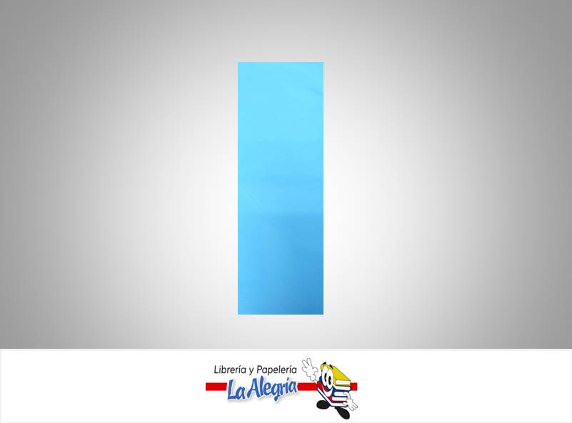 PAPEL SEDA 50X70 CM AZUL PASTEL PLIEGO MARCA S/M   