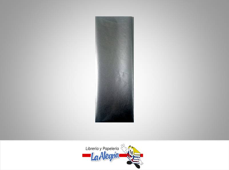 PAPEL SEDA 50X70CM PLATA PLIEGO MARCA S/M   