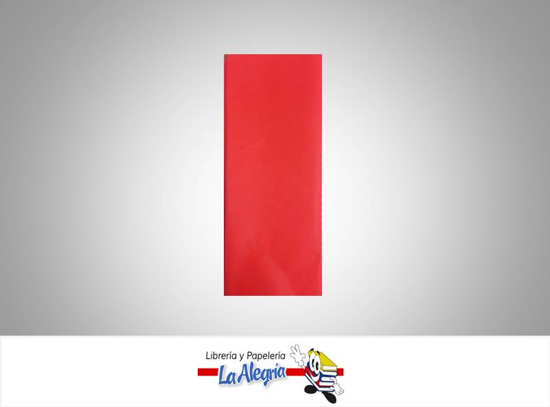 PAPEL SEDA 50X70CM NEON NARANJA PLIEGO MARCA S/M   