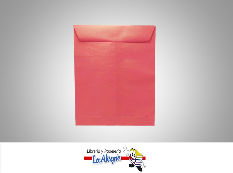 SOBRE CARTA 23X29 CM ROJO UND MARCA S/M   