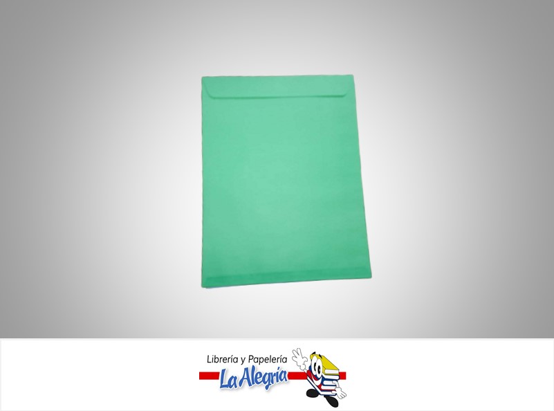 SOBRE CARTA 23X29 CM VERDE UND MARCA CROMO DISEÑOS   