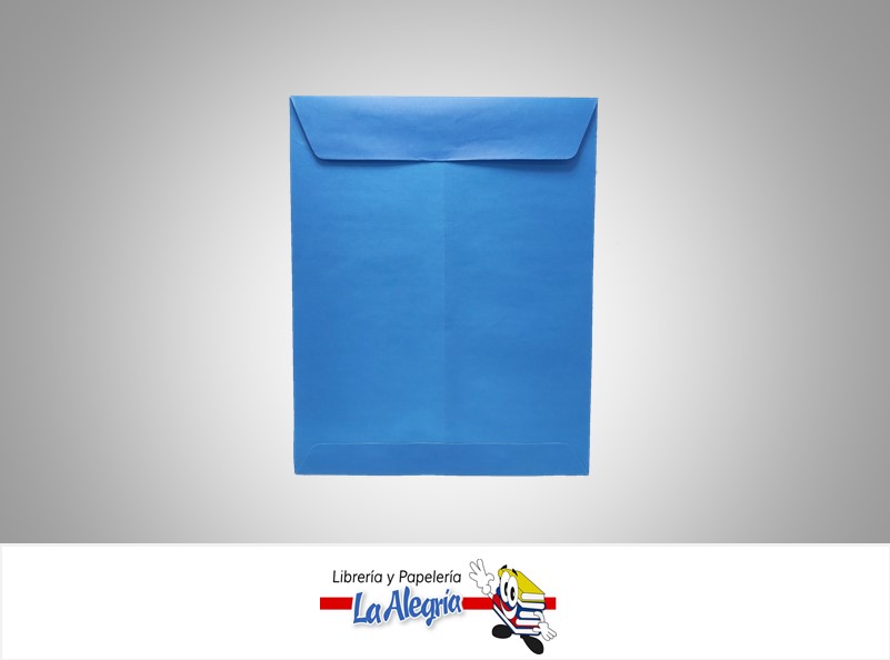 SOBRE CARTA 23X29 CM AZUL REY UND MARCA S/M   