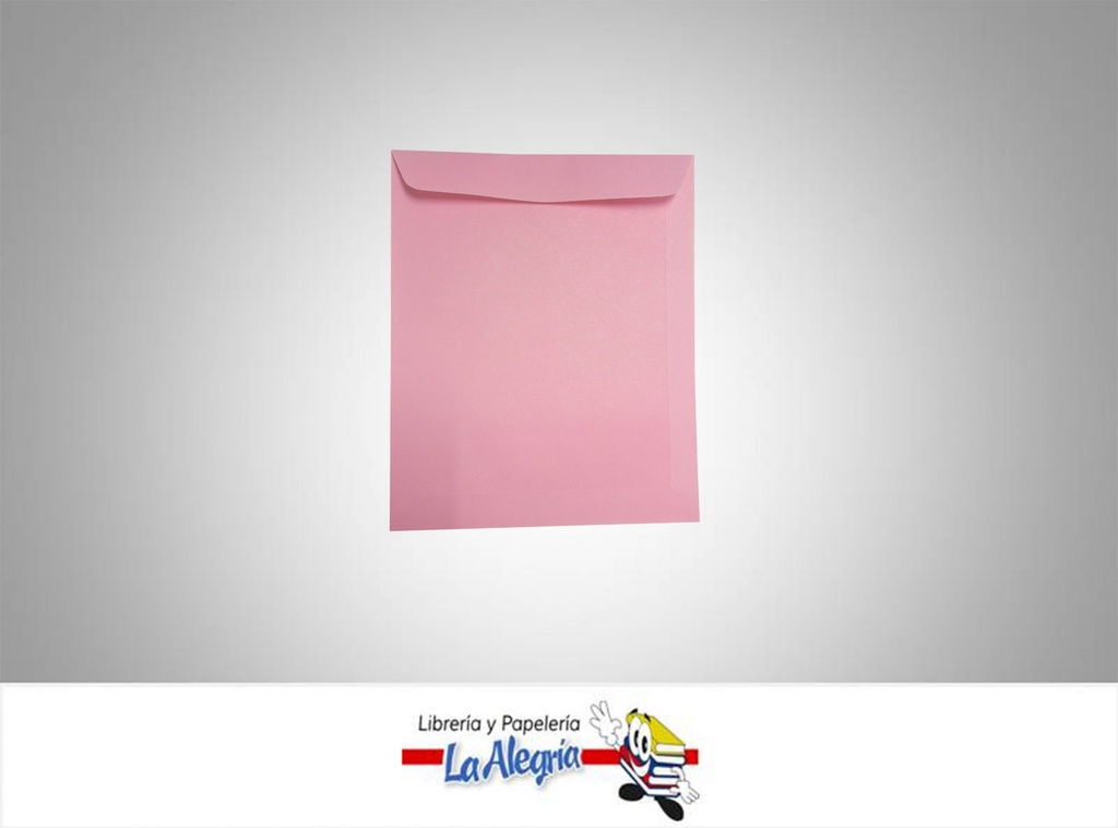 SOBRE CARTA 23X29 CM GUAYABA UND MARCA S/M   