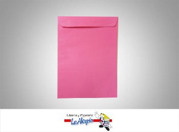 SOBRE CARTA 23X29 CM SALMON UND MARCA S/M   