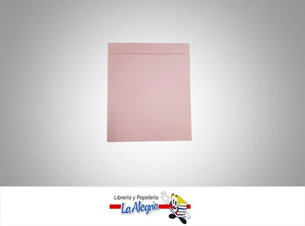 SOBRE CARTA 23X29 CM ROSA PASTEL UND MARCA S/M   