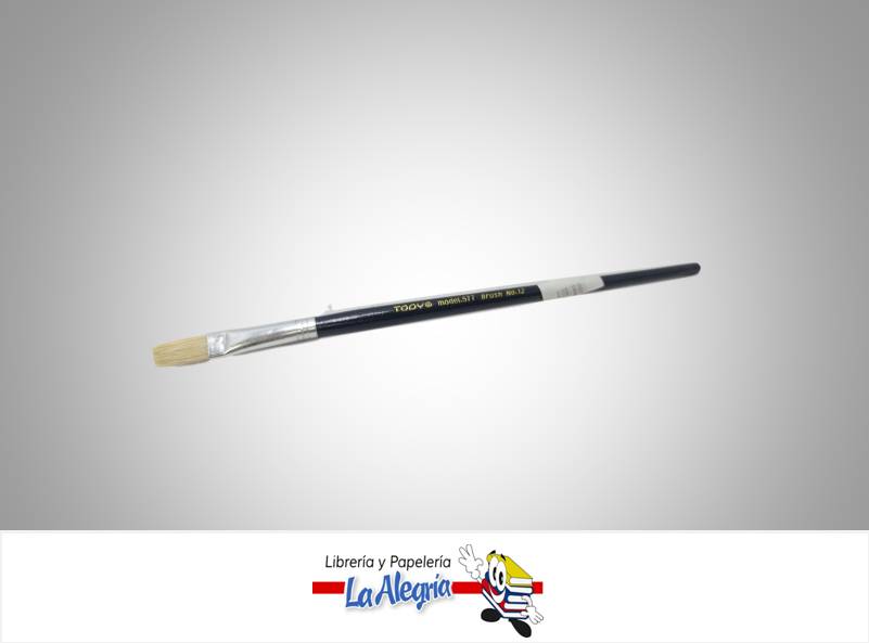 PINCEL PLANO MANGO CORTO 577 N 12 UND MARCA TODY
