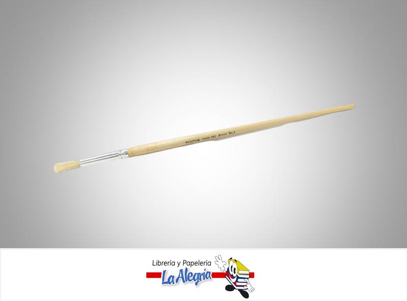 PINCEL REDONDO MANGO LARGO 582 N07 UND MARCA TODY   