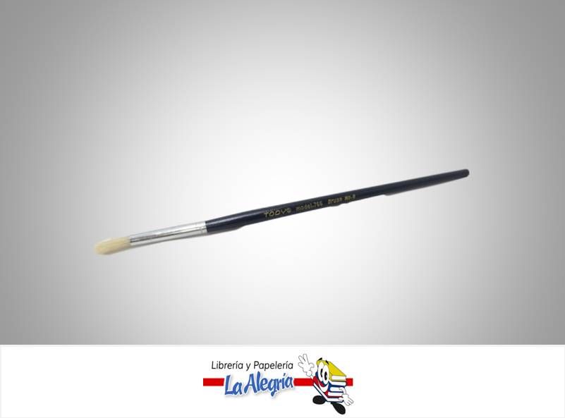 PINCEL REDONDO MANGO CORTO 766 N12 UND MARCA TODY   