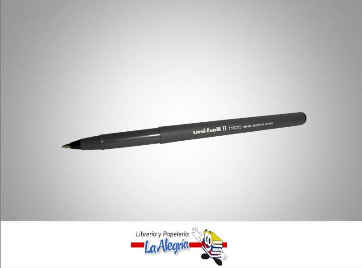 BOLIGRAFO UNIBALL GEL NEGRO CON TAPA MARCA UNI-BALL