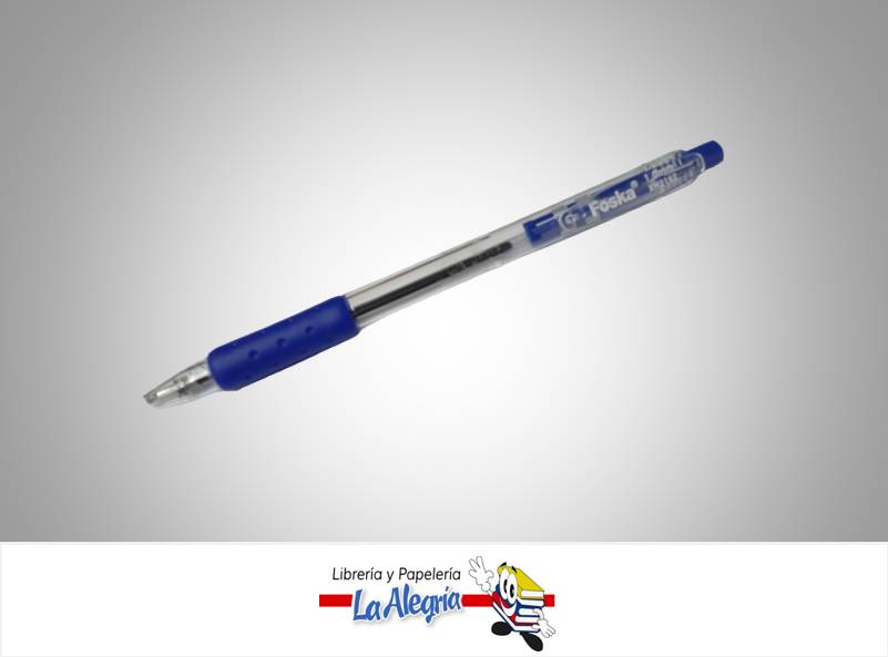BOLIGRAFO 1.0 MM AZUL FOSKA UND MARCA FOSKA   