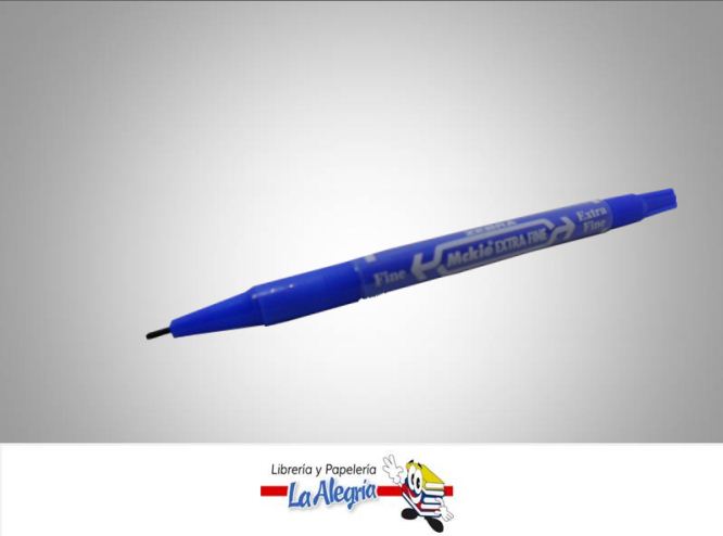 MARCADOR DB/PTA ULTF/FINA AZUL UND MARCA ZEBRA   