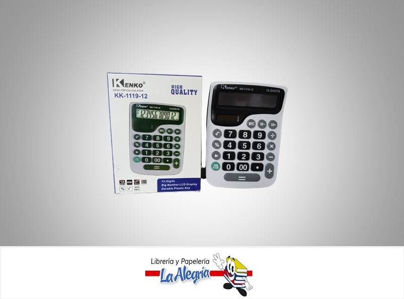 CALCULADORA ESCRITORIO KK-1119-12