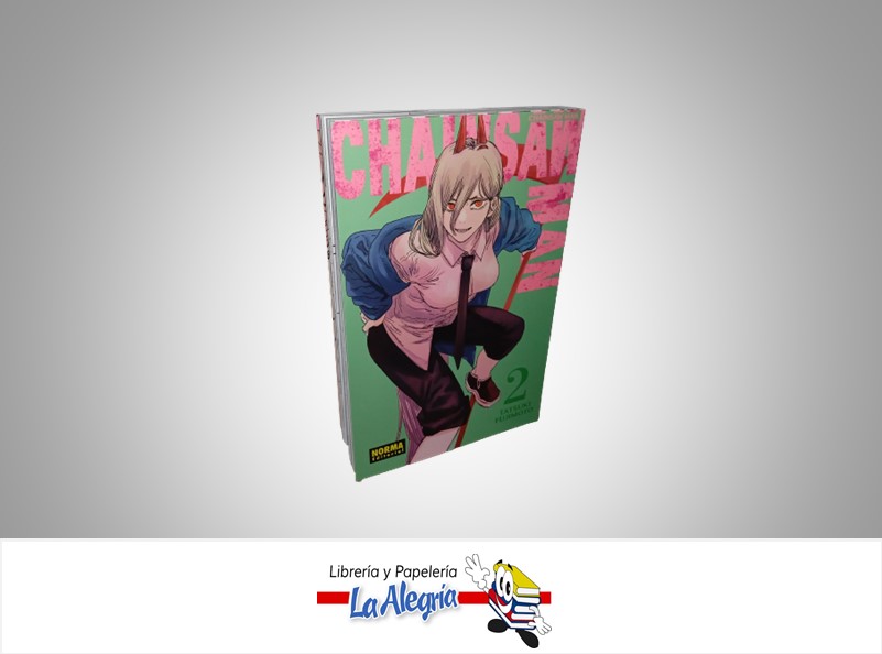 CHAINSAW MAN VOL. 2 TATSUKI FUJIMOTO MARCA NORMA EDITORIAL