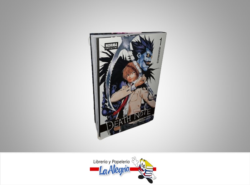 DEATH NOTE 01 ABURRIMIENTO TEMATICA MANGA TSUGUMI OHBA MARCA NORMA EDITORIAL