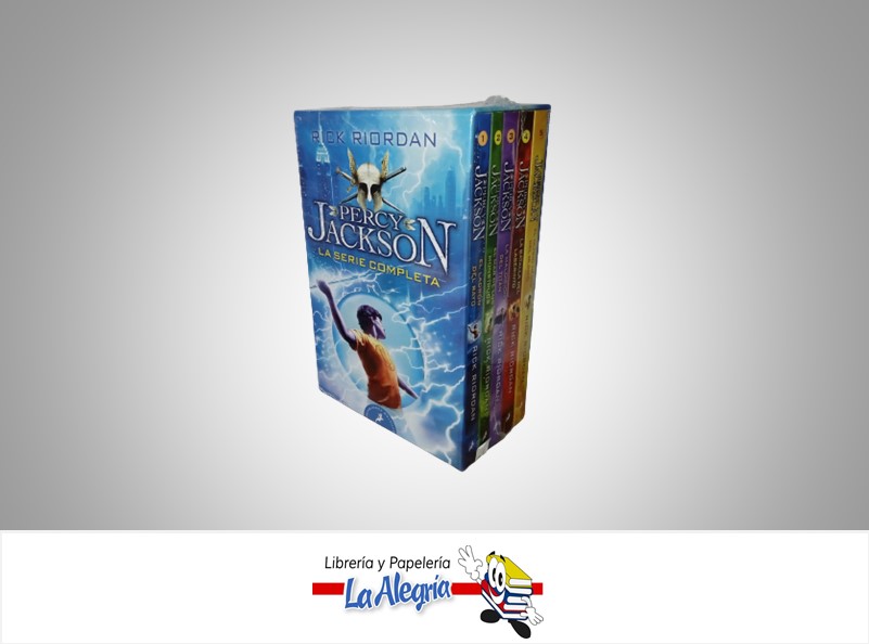 PERCY JACKSON Y LOS DIOSES DE OLIMPO LA SERIE COMPLETA  TEMATICA NOVELAS AUTOR RICK RIORDAN