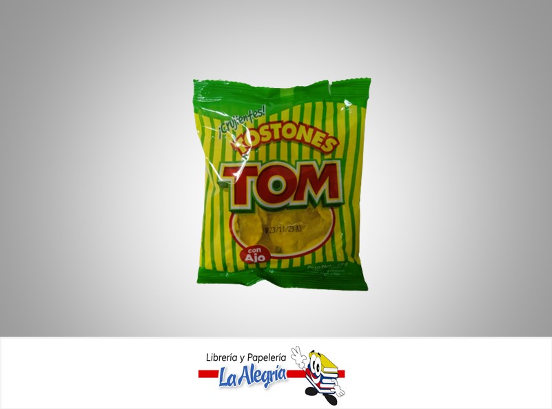 TOSTON CON AJO 28GR  MARCA TOM