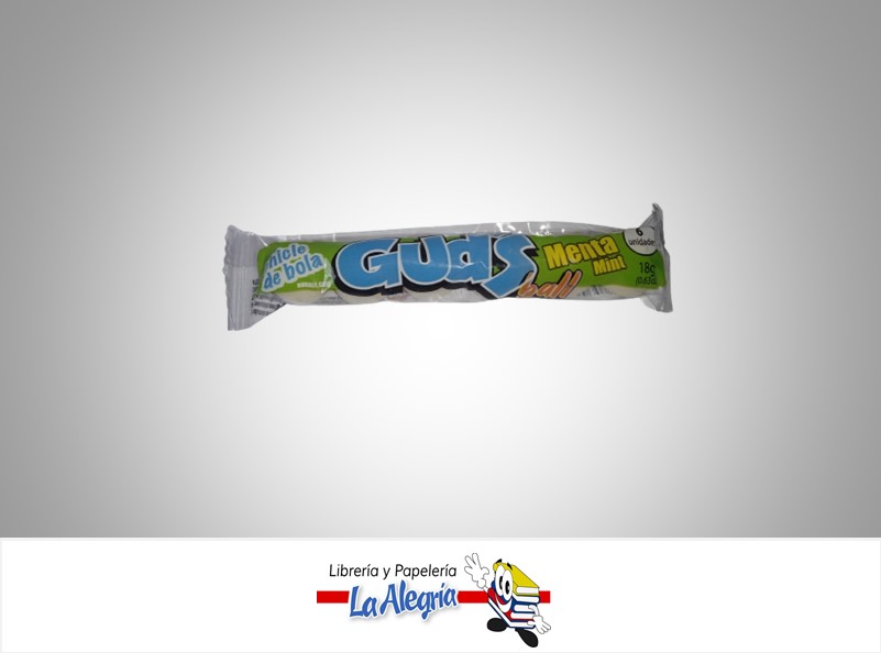 CHICLET MENTA GUD´S PAQ 6UND MARCA TOFFANO