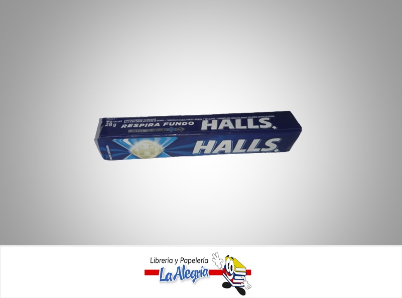 CARAMELO HALLS MENTOL 28G MARCA HALLS