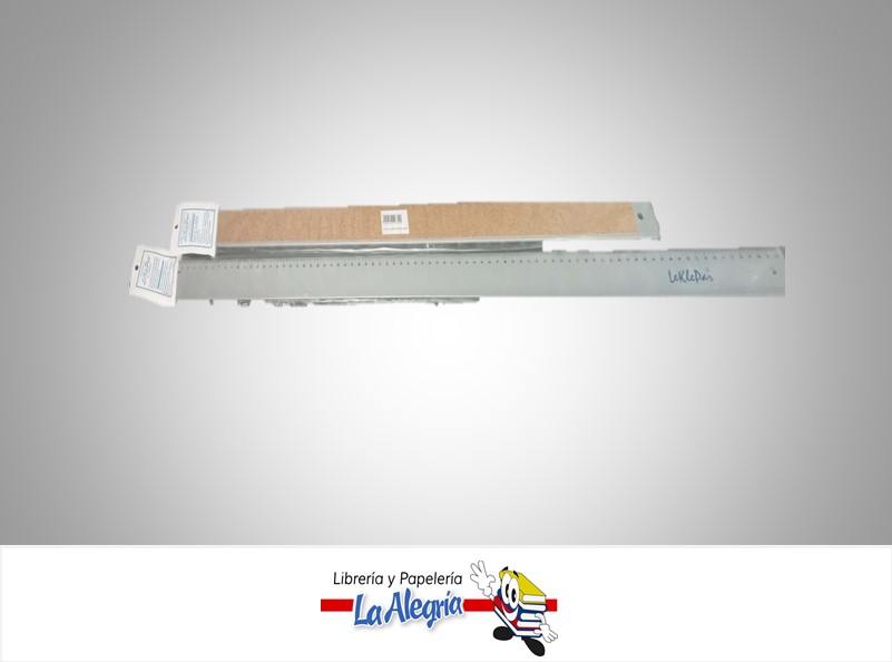REGLA ALUMINIO CON CORCHO 80CM REF652 MARCA LEKLEPAR
